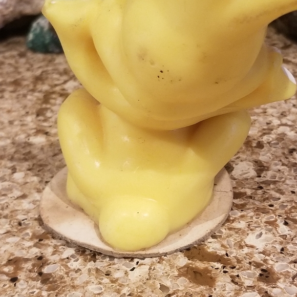 Fun Yellow and Pink GURLEY EASTER Bunny Candle - Picture 14 of 16